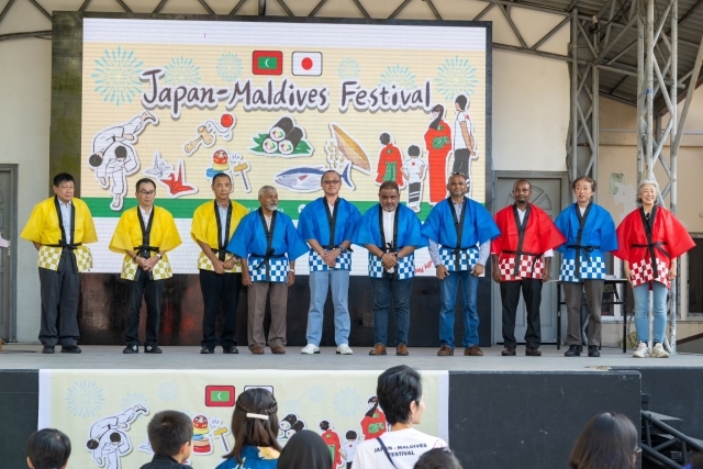 Japan-Maldives Festival was held to commemorate the 55th anniversary of the establishment of diplomatic relations between Japan and Maldives