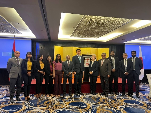 Reception to commemorate the 55th Anniversary of the Establishment of Diplomatic Relations between Japan and Maldives