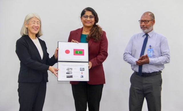 The Government of Japan donates equipment and vehicles to Maldives Customs Service to Strengthen Border Control