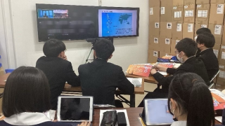 竹内大使による高校講座の実施：大分県立竹田高等学校