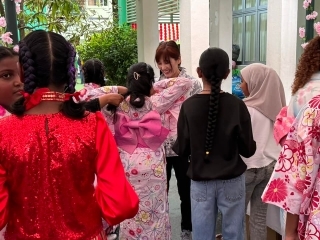 Embassy of Japan showcases Japanese Culture at Kalaafun Fair 2024 held by Kalaafaanu School