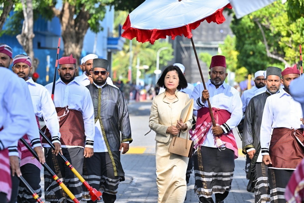 Ambassador of Japan presents credentials to the President