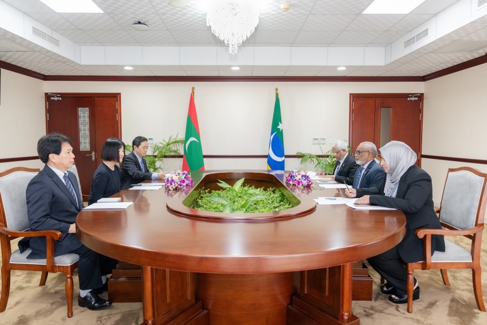Ambassador of Japan to Maldives paid a courtesy call on the Hon. Speaker of the People’s Majlis