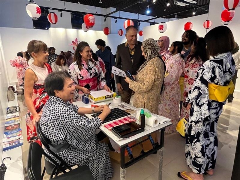 The Embassy of Japan in Maldives participated as an exhibitor at the Japan-Maldives Arts Event 2025