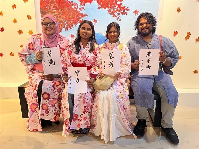 The Embassy of Japan in Maldives participated as an exhibitor at the Japan-Maldives Arts Event 2025