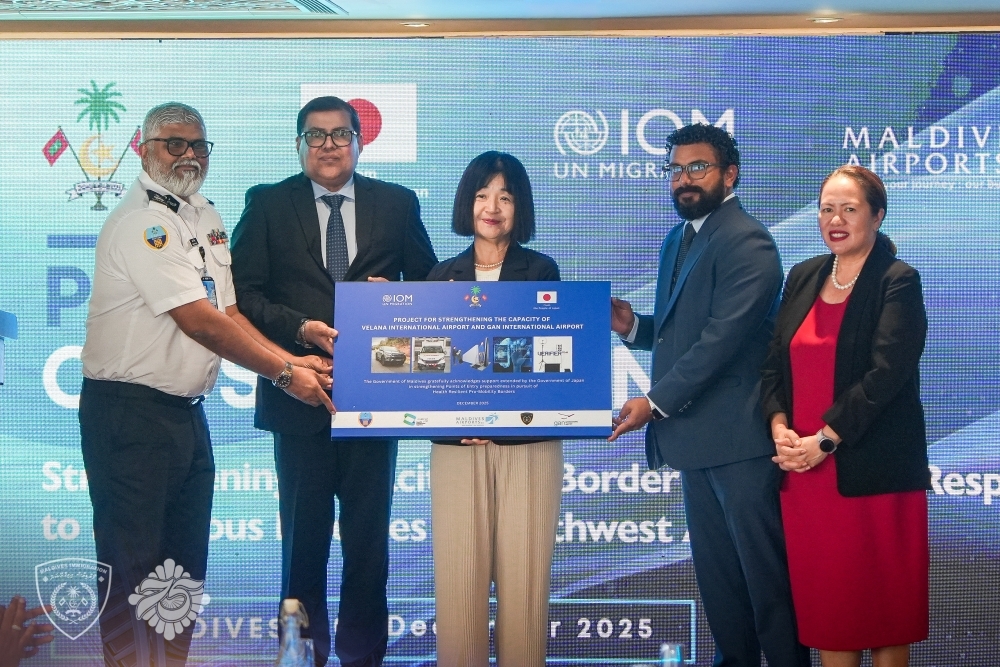 IOM, Japan Support Maldives in Strengthening Border Health Security and Safe Mobility