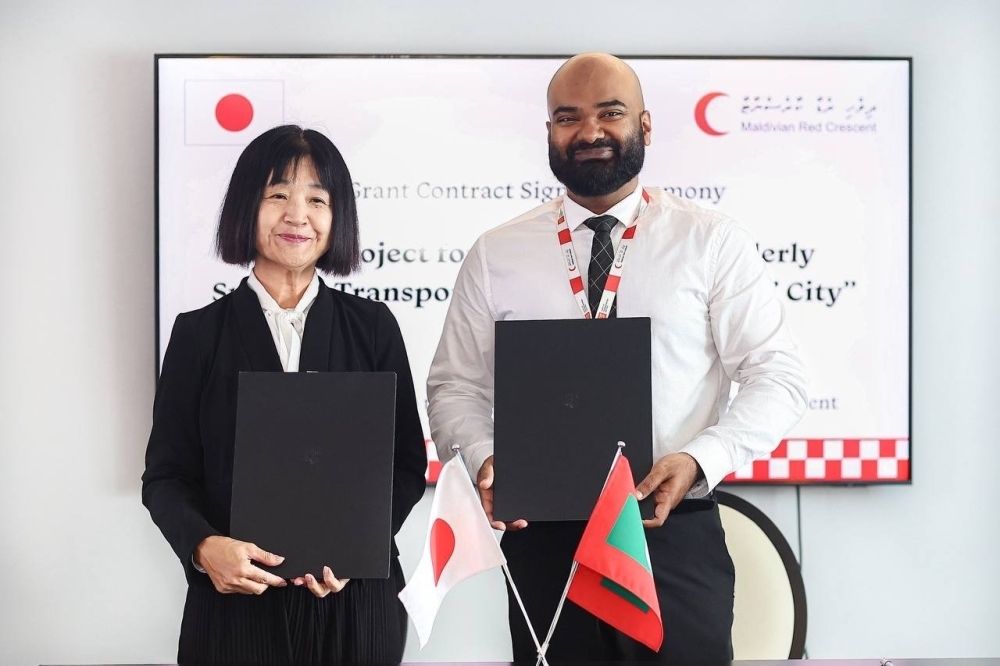 Grant Contract Signed for the Provision of an Elderly Support Transportation Vehicle in Malé City